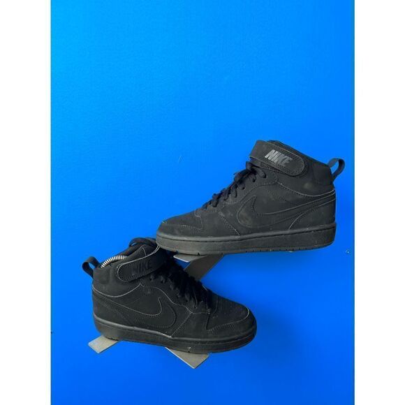 Nike Court Borough Mid Youth Size 4Y CW5867-001 - Picture 1 of 6